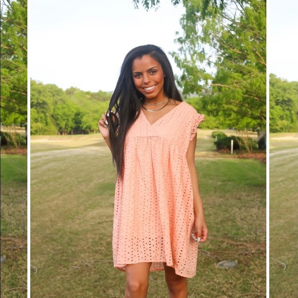 NWT peach dress - Picture 1 of 2